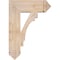 Ekena Millwork Merced Arts & Crafts Smooth Bracket, Douglas Fir, 5 1/2"W x 20"D x 28"H BKT06X20X28MRC03SDF - alternate 3